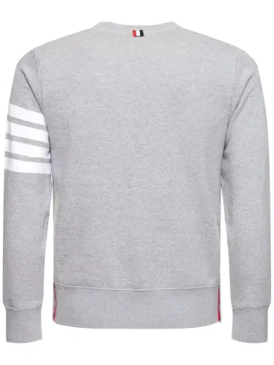 THOM BROWNE Cotton Jersey Logo Sweatshirt | Thumbnail 5 THOM BROWNE Cotton Jersey Logo Sweatshirt | Thumbnail 5
