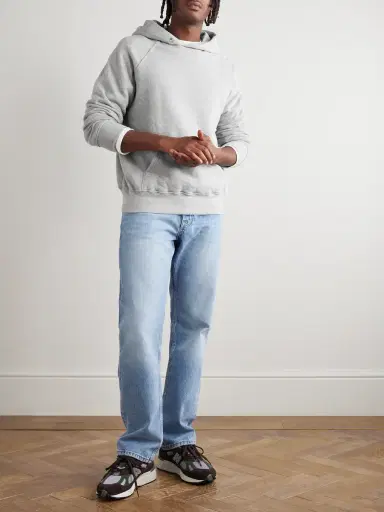 Les Tien French Terry Cotton-Jersey Raglan Hoodie - Men | Thumbnail 2 Les Tien French Terry Cotton-Jersey Raglan Hoodie - Men | Thumbnail 2