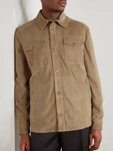 Canali Suede Jacket - Men | Thumbnail 3 Canali Suede Jacket - Men | Thumbnail 3
