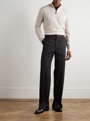 Loro Piana Roadster Cashmere Half-Zip Sweater - Men | Thumbnail 2 Loro Piana Roadster Cashmere Half-Zip Sweater - Men | Thumbnail 2