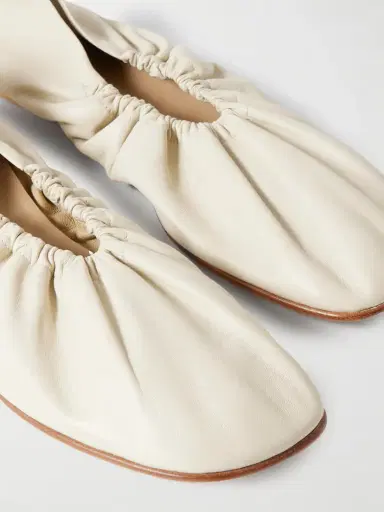 Le Monde Béryl Mica Gathered Leather Ballet Flats | Thumbnail 4 Le Monde Béryl Mica Gathered Leather Ballet Flats | Thumbnail 4