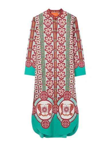 La DoubleJ Sundowner Floral-print Cotton-poplin Midi Shirt Dress | Thumbnail 1 La DoubleJ Sundowner Floral-print Cotton-poplin Midi Shirt Dress | Thumbnail 1