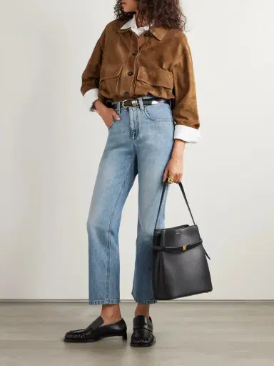 Brunello Cucinelli Bead-embellished Cropped Straight-leg Jeans | Thumbnail 2 Brunello Cucinelli Bead-embellished Cropped Straight-leg Jeans | Thumbnail 2