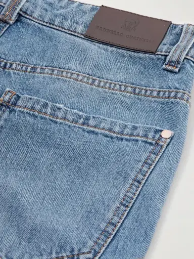 Brunello Cucinelli Bead-embellished Cropped Straight-leg Jeans | Thumbnail 6 Brunello Cucinelli Bead-embellished Cropped Straight-leg Jeans | Thumbnail 6