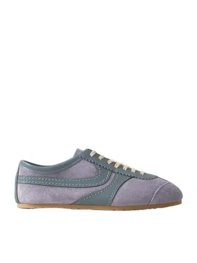 Dries Van Noten Leather-trimmed Suede Sneakers | Thumbnail 1 Dries Van Noten Leather-trimmed Suede Sneakers | Thumbnail 1