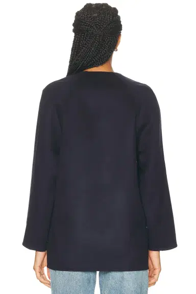 Bottega Veneta Collarless Coat | Thumbnail 3 Bottega Veneta Collarless Coat | Thumbnail 3