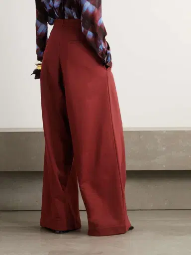 Dries Van Noten Hadium Pleated Cotton-jersey Pants | Thumbnail 3 Dries Van Noten Hadium Pleated Cotton-jersey Pants | Thumbnail 3