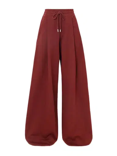 Dries Van Noten Hadium Pleated Cotton-jersey Pants | Thumbnail 1 Dries Van Noten Hadium Pleated Cotton-jersey Pants | Thumbnail 1