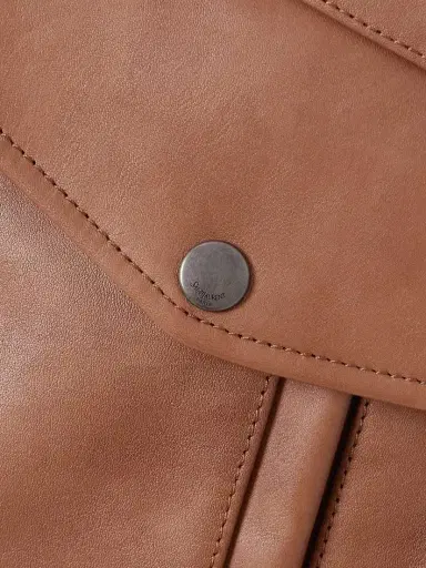 Saint Laurent Shearling-trimmed Leather Jacket | Thumbnail 4 Saint Laurent Shearling-trimmed Leather Jacket | Thumbnail 4