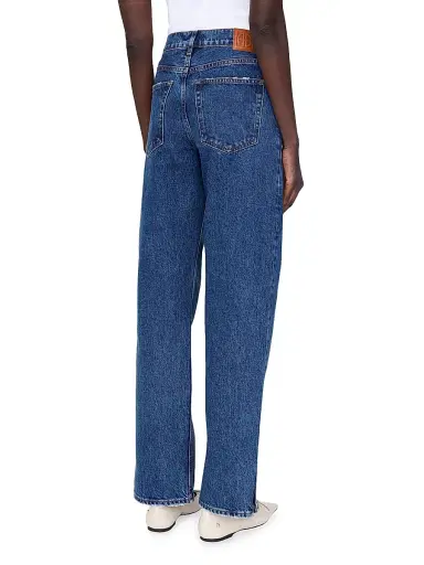 Anine Bing Women's Roy High-Rise Straight-Fit Jeans | Thumbnail 4 Anine Bing Women's Roy High-Rise Straight-Fit Jeans | Thumbnail 4