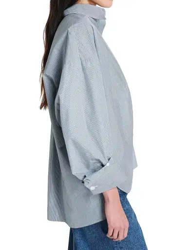 TWP Women's New Earl Cotton Shirt - Pinegrove White | Thumbnail 4 TWP Women's New Earl Cotton Shirt - Pinegrove White | Thumbnail 4