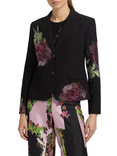 Libertine Women's American Beauty Short Blazer - Black | Thumbnail 3 Libertine Women's American Beauty Short Blazer - Black | Thumbnail 3