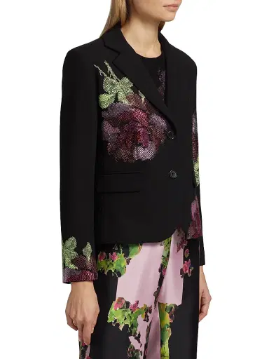 Libertine Women's American Beauty Short Blazer - Black | Thumbnail 4 Libertine Women's American Beauty Short Blazer - Black | Thumbnail 4