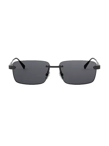 BVLGARI Men's Finissimo 60MM Rectangular Sunglasses - Black Grey | Thumbnail 2 BVLGARI Men's Finissimo 60MM Rectangular Sunglasses - Black Grey | Thumbnail 2