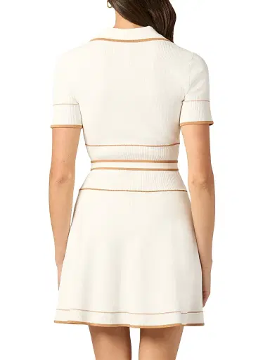 Shoshanna Women's Maggie Knit Minidress | Thumbnail 4 Shoshanna Women's Maggie Knit Minidress | Thumbnail 4