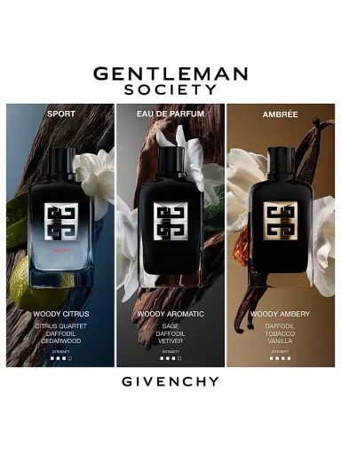 Givenchy Men's Gentleman Society Ambrée Eau de Parfum - Size 3.4 oz | Thumbnail 4 Givenchy Men's Gentleman Society Ambrée Eau de Parfum - Size 3.4 oz | Thumbnail 4