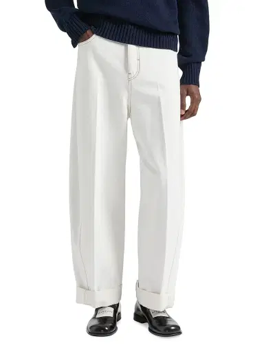 Givenchy Men's Jeans in Denim - White | Thumbnail 5 Givenchy Men's Jeans in Denim - White | Thumbnail 5