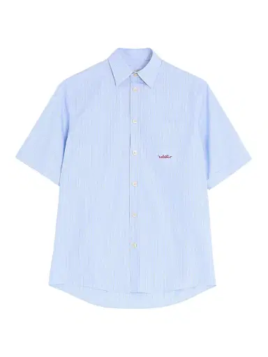 Valentino Garavani Men's Embroidered Cotton Shirt - Sky Blue - Size 16 | Thumbnail 1 Valentino Garavani Men's Embroidered Cotton Shirt - Sky Blue - Size 16 | Thumbnail 1