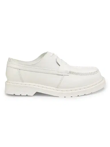 MM6 Maison Margiela Men's Dr. Martens x 1461 Penton Leather Mash-Up Loafers - Vintage White | Thumbnail 1 MM6 Maison Margiela Men's Dr. Martens x 1461 Penton Leather Mash-Up Loafers - Vintage White | Thumbnail 1