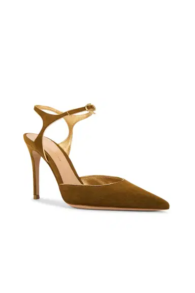 Gianvito Rossi Ankle Strap Pump | Thumbnail 2 Gianvito Rossi Ankle Strap Pump | Thumbnail 2
