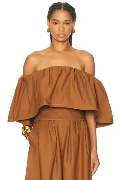 Carolina Herrera Off The Shoulder Top | Thumbnail 1 Carolina Herrera Off The Shoulder Top | Thumbnail 1