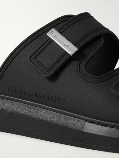McQueen Exagerrated-Sole Rubber Slides - Men | Thumbnail 4 McQueen Exagerrated-Sole Rubber Slides - Men | Thumbnail 4
