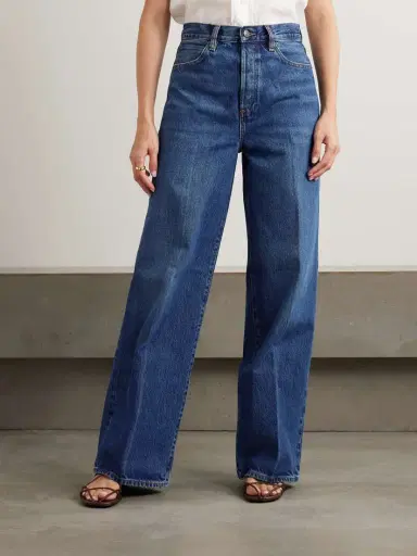 Frame The Collegiate High-rise Wide-leg Jeans | Thumbnail 3 Frame The Collegiate High-rise Wide-leg Jeans | Thumbnail 3