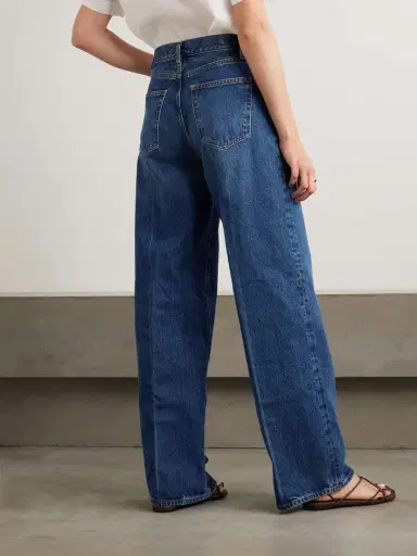 Frame The Collegiate High-rise Wide-leg Jeans | Thumbnail 4 Frame The Collegiate High-rise Wide-leg Jeans | Thumbnail 4