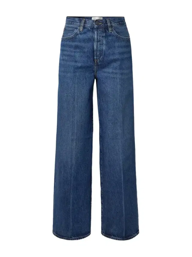 Frame The Collegiate High-rise Wide-leg Jeans