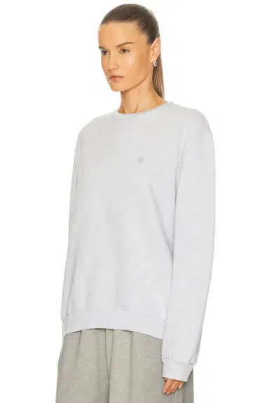 Acne Studios Faihra U Melange Face Crewneck Sweater | Thumbnail 2 Acne Studios Faihra U Melange Face Crewneck Sweater | Thumbnail 2
