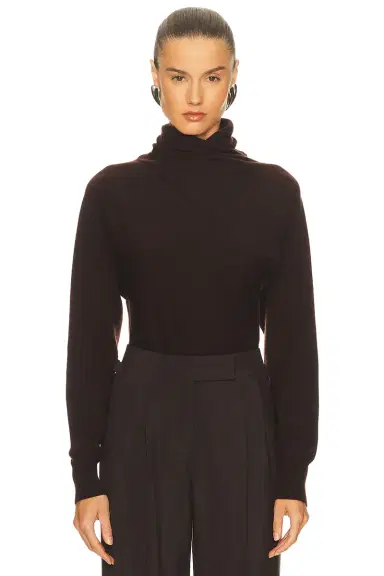 Tom Ford Cashmere Wrap Collar Sweater | Thumbnail 1 Tom Ford Cashmere Wrap Collar Sweater | Thumbnail 1