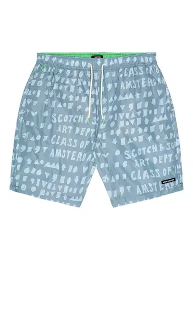 Scotch & Soda Printed Swim Shorts | Thumbnail 1 Scotch & Soda Printed Swim Shorts | Thumbnail 1