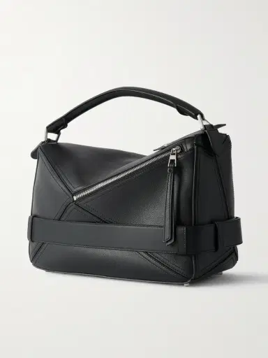Loewe Puzzle Biker Large Buckled Leather Messenger Bag - Men | Thumbnail 3 Loewe Puzzle Biker Large Buckled Leather Messenger Bag - Men | Thumbnail 3