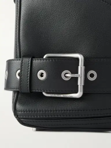 Loewe Puzzle Biker Large Buckled Leather Messenger Bag - Men | Thumbnail 4 Loewe Puzzle Biker Large Buckled Leather Messenger Bag - Men | Thumbnail 4