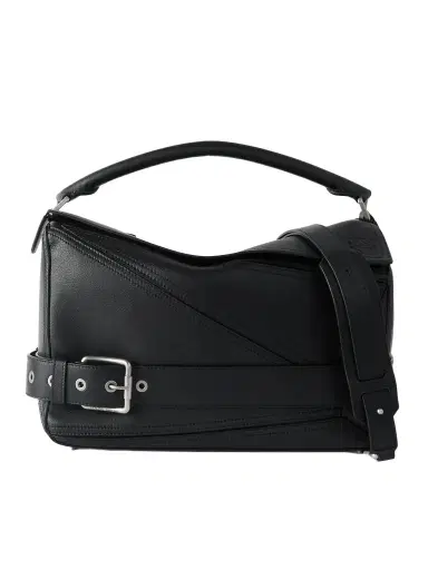 Loewe Puzzle Biker Large Buckled Leather Messenger Bag - Men | Thumbnail 1 Loewe Puzzle Biker Large Buckled Leather Messenger Bag - Men | Thumbnail 1