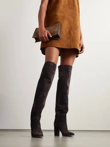 Gianvito Rossi 85 Over-the-knee Suede Boots | Thumbnail 2 Gianvito Rossi 85 Over-the-knee Suede Boots | Thumbnail 2