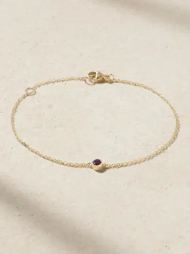 STONE AND STRAND Aurora Birthstone 14-karat Gold Multi-stone Bracelet | Thumbnail 4 STONE AND STRAND Aurora Birthstone 14-karat Gold Multi-stone Bracelet | Thumbnail 4