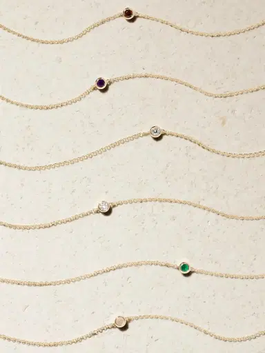 STONE AND STRAND Aurora Birthstone 14-karat Gold Multi-stone Bracelet | Thumbnail 5 STONE AND STRAND Aurora Birthstone 14-karat Gold Multi-stone Bracelet | Thumbnail 5