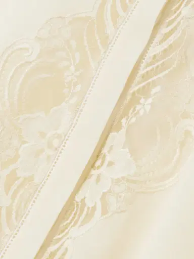 Chloé Embroidered Lace-trimmed Organic Silk-georgette Blouse | Thumbnail 4 Chloé Embroidered Lace-trimmed Organic Silk-georgette Blouse | Thumbnail 4