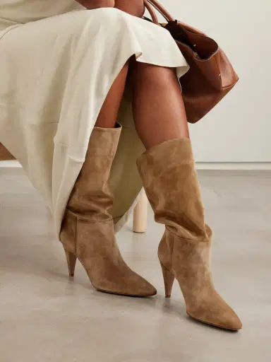 Gianvito Rossi Elise 85 Suede Boots | Thumbnail 2 Gianvito Rossi Elise 85 Suede Boots | Thumbnail 2