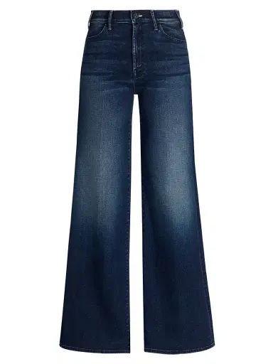 Mother Women's The Hustler Roller Sneak High-Rise Flare Jeans | Thumbnail 1 Mother Women's The Hustler Roller Sneak High-Rise Flare Jeans | Thumbnail 1