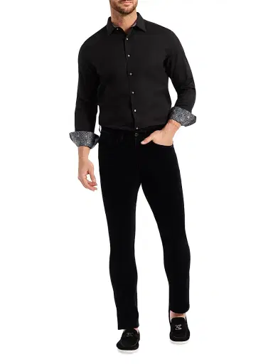 Robert Graham Men's Celestial Velvet Slim-Fit Pants | Thumbnail 2 Robert Graham Men's Celestial Velvet Slim-Fit Pants | Thumbnail 2