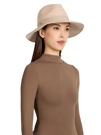 Eugenia Kim Women's Georgina Felt Fedora - Bone | Thumbnail 2 Eugenia Kim Women's Georgina Felt Fedora - Bone | Thumbnail 2