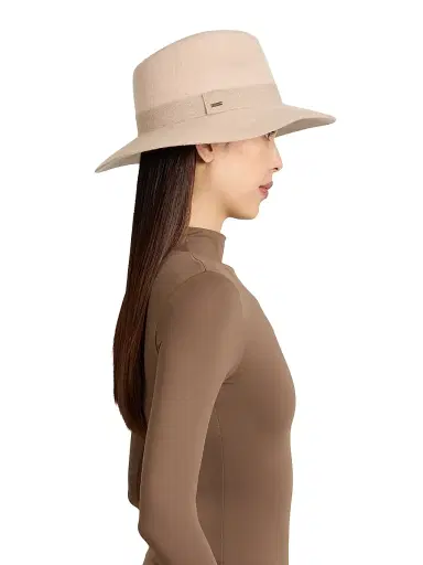 Eugenia Kim Women's Georgina Felt Fedora - Bone | Thumbnail 3 Eugenia Kim Women's Georgina Felt Fedora - Bone | Thumbnail 3
