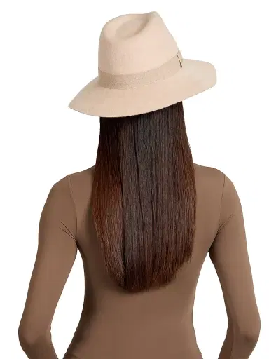 Eugenia Kim Women's Georgina Felt Fedora - Bone | Thumbnail 4 Eugenia Kim Women's Georgina Felt Fedora - Bone | Thumbnail 4