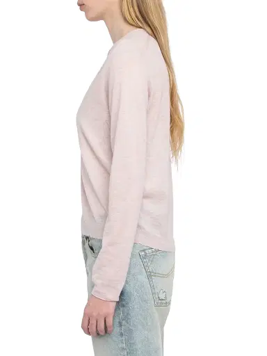 Zadig & Voltaire Women's Manylla Cashmere V-Neck Cardigan - Bebe - Size XS | Thumbnail 4 Zadig & Voltaire Women's Manylla Cashmere V-Neck Cardigan - Bebe - Size XS | Thumbnail 4