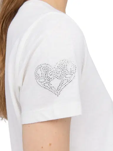 Zadig & Voltaire Women's Alys Rhinestone Graphic Crewneck T-Shirt | Thumbnail 7 Zadig & Voltaire Women's Alys Rhinestone Graphic Crewneck T-Shirt | Thumbnail 7