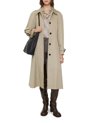 Burberry Women's Ellingham Gabardine Car Coat | Thumbnail 2 Burberry Women's Ellingham Gabardine Car Coat | Thumbnail 2