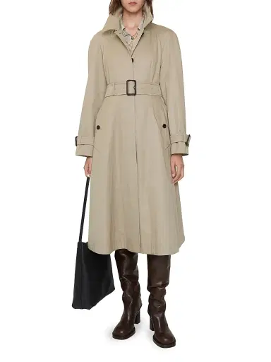 Burberry Women's Ellingham Gabardine Car Coat | Thumbnail 4 Burberry Women's Ellingham Gabardine Car Coat | Thumbnail 4