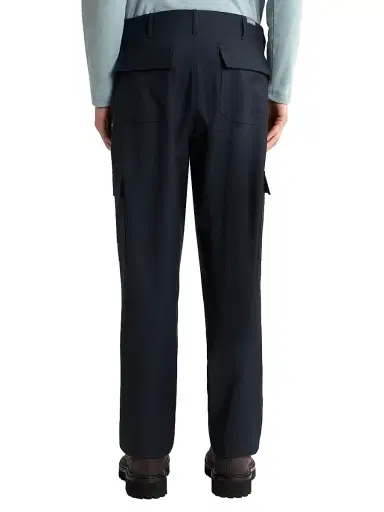 Etro Men's Cargo Wool Slim-Leg Trousers - Dark Blue | Thumbnail 4 Etro Men's Cargo Wool Slim-Leg Trousers - Dark Blue | Thumbnail 4